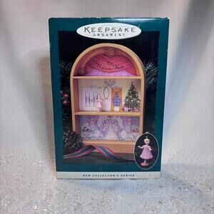 Nutcracker Ornament and Display Stage - Hallmark Ornament